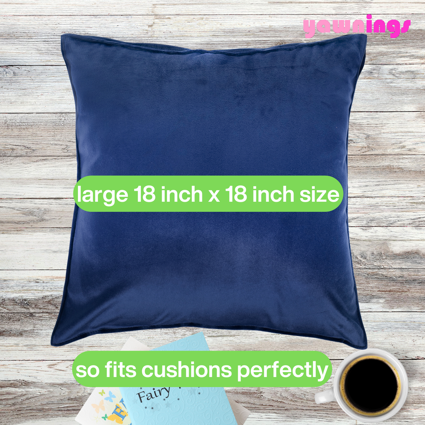 velvet navy blue cushion covers set of 2