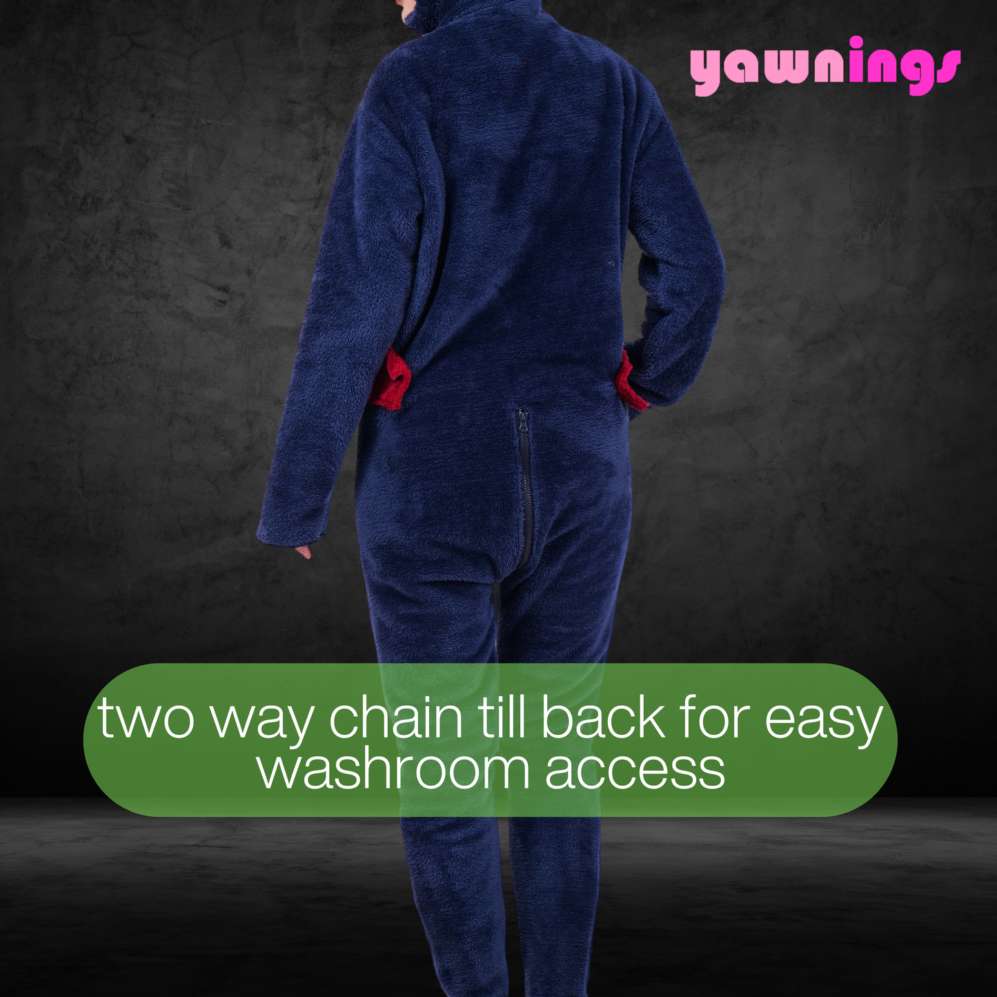 warm fur jumsuit