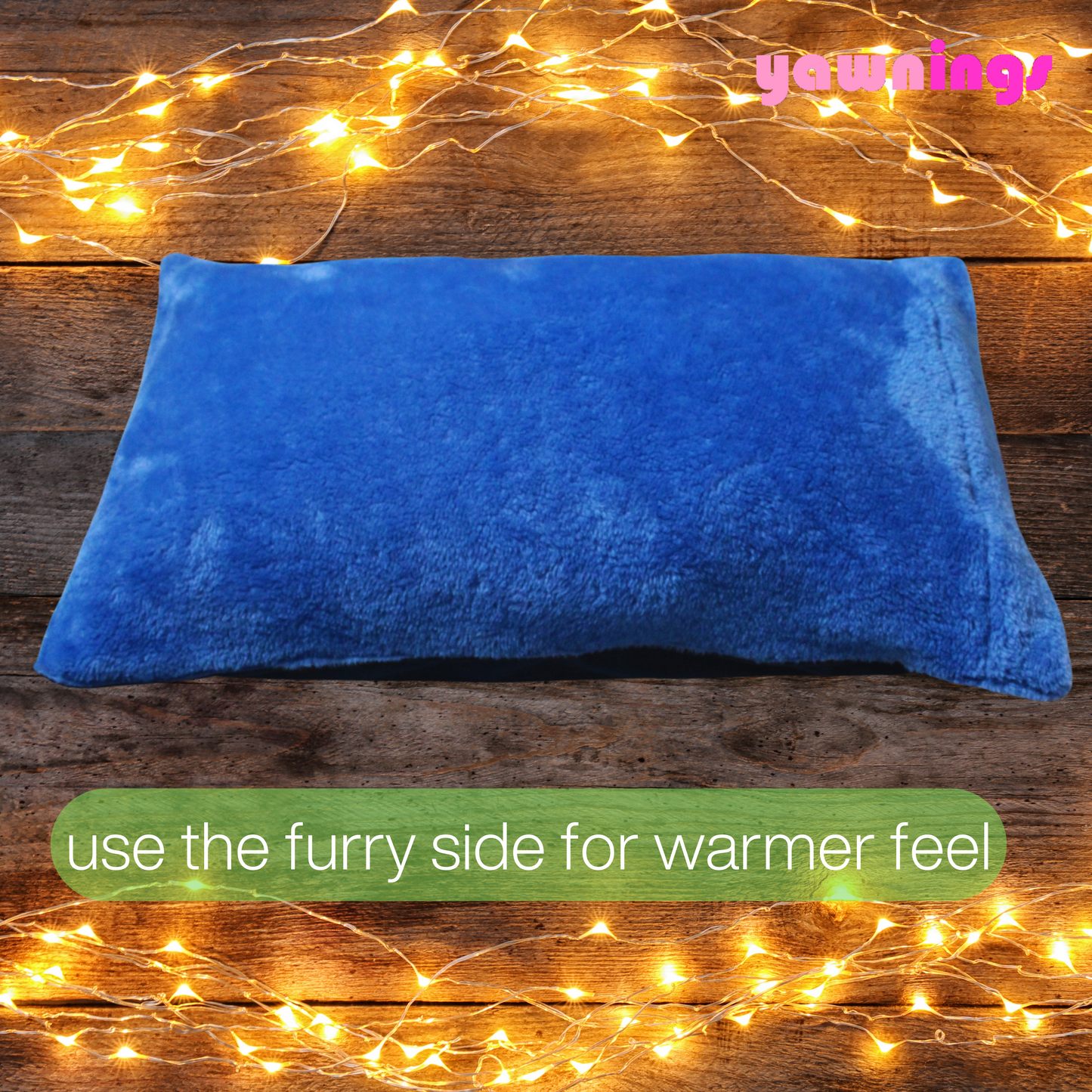 all weather AC velvet fur pillow cover set of 2, blue on blue