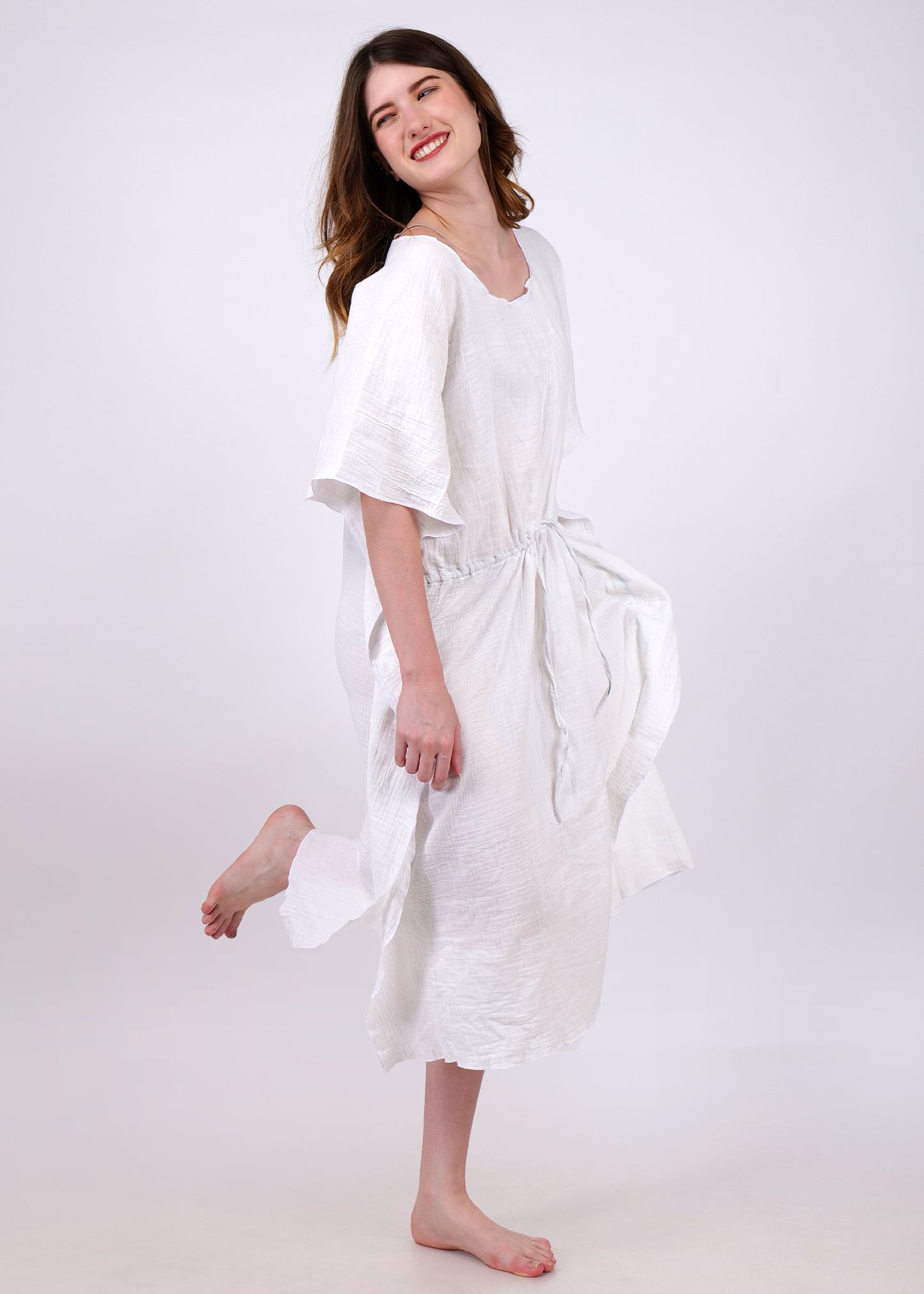 white kaftan night suit