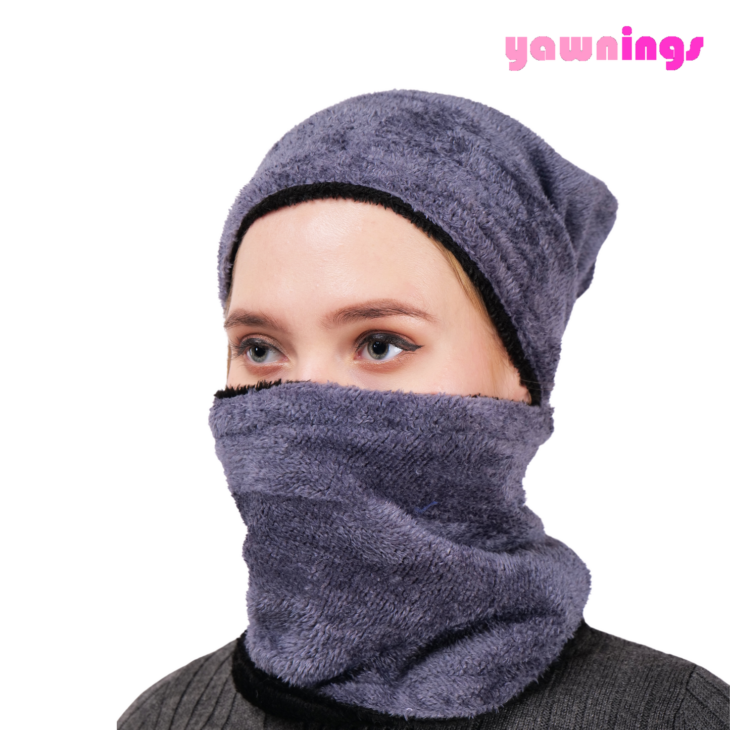 neck warmer with cap