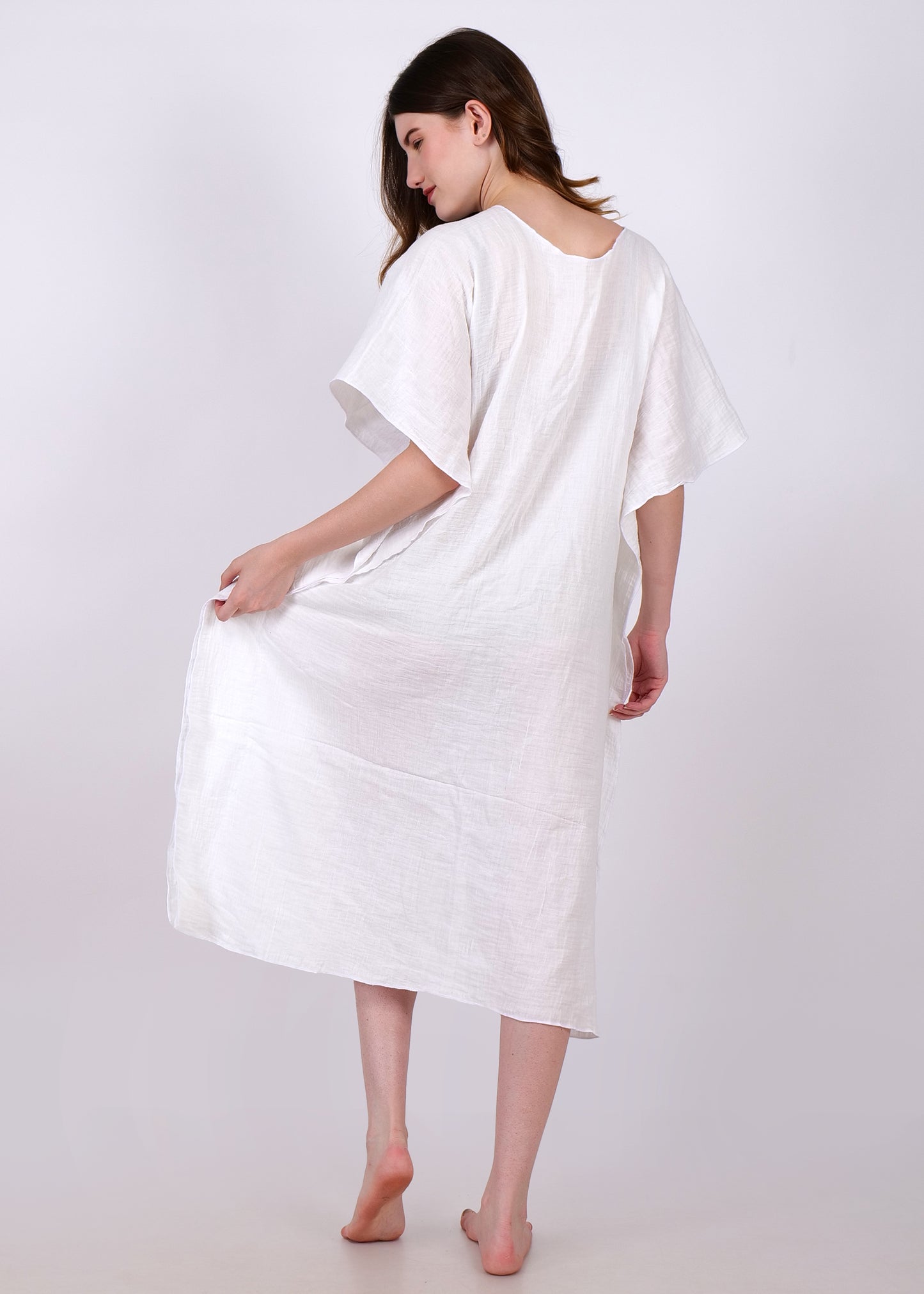white kaftan night suit