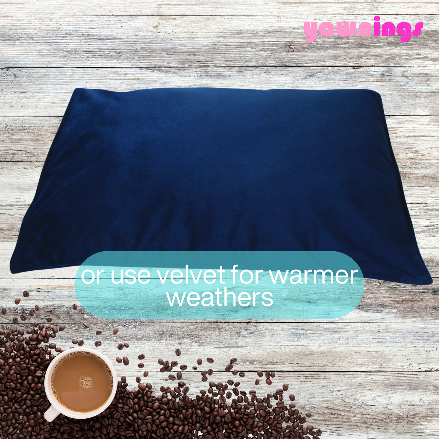 all weather AC velvet fur pillow cover set of 2, blue on black