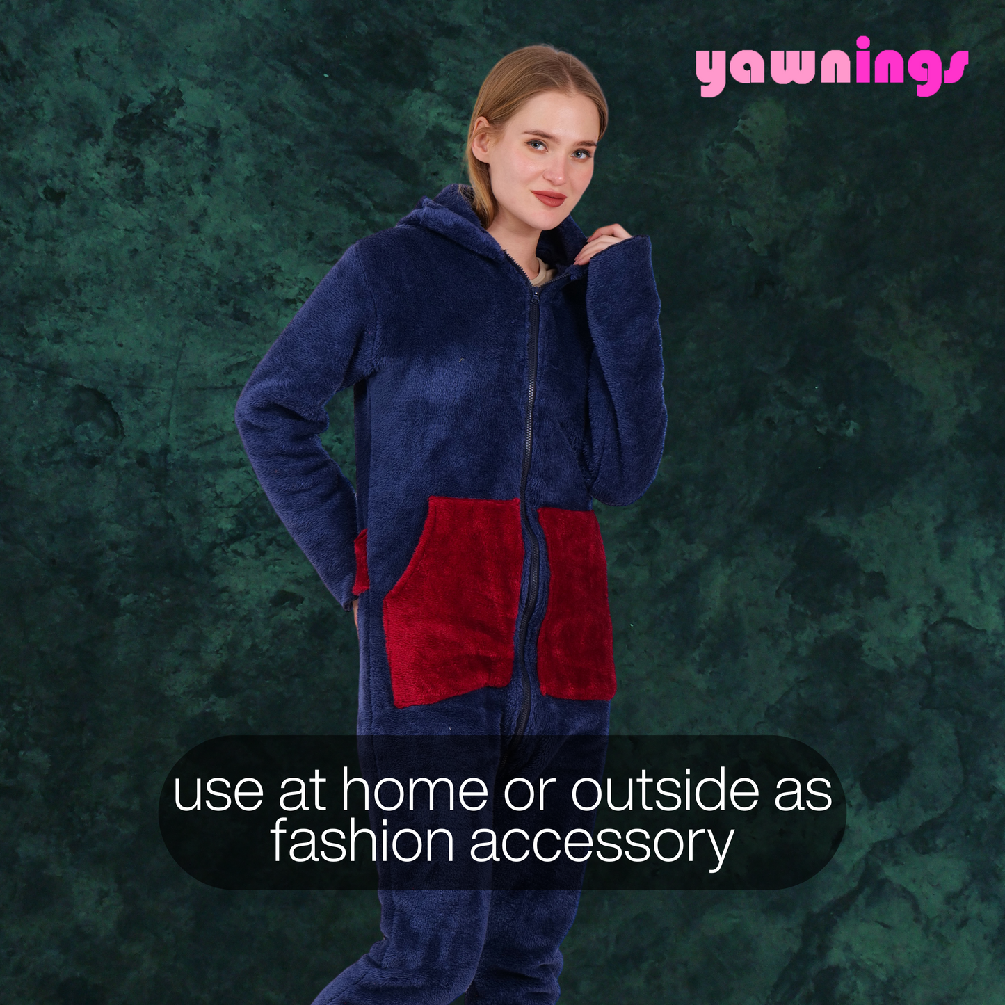 warm fur jumsuit