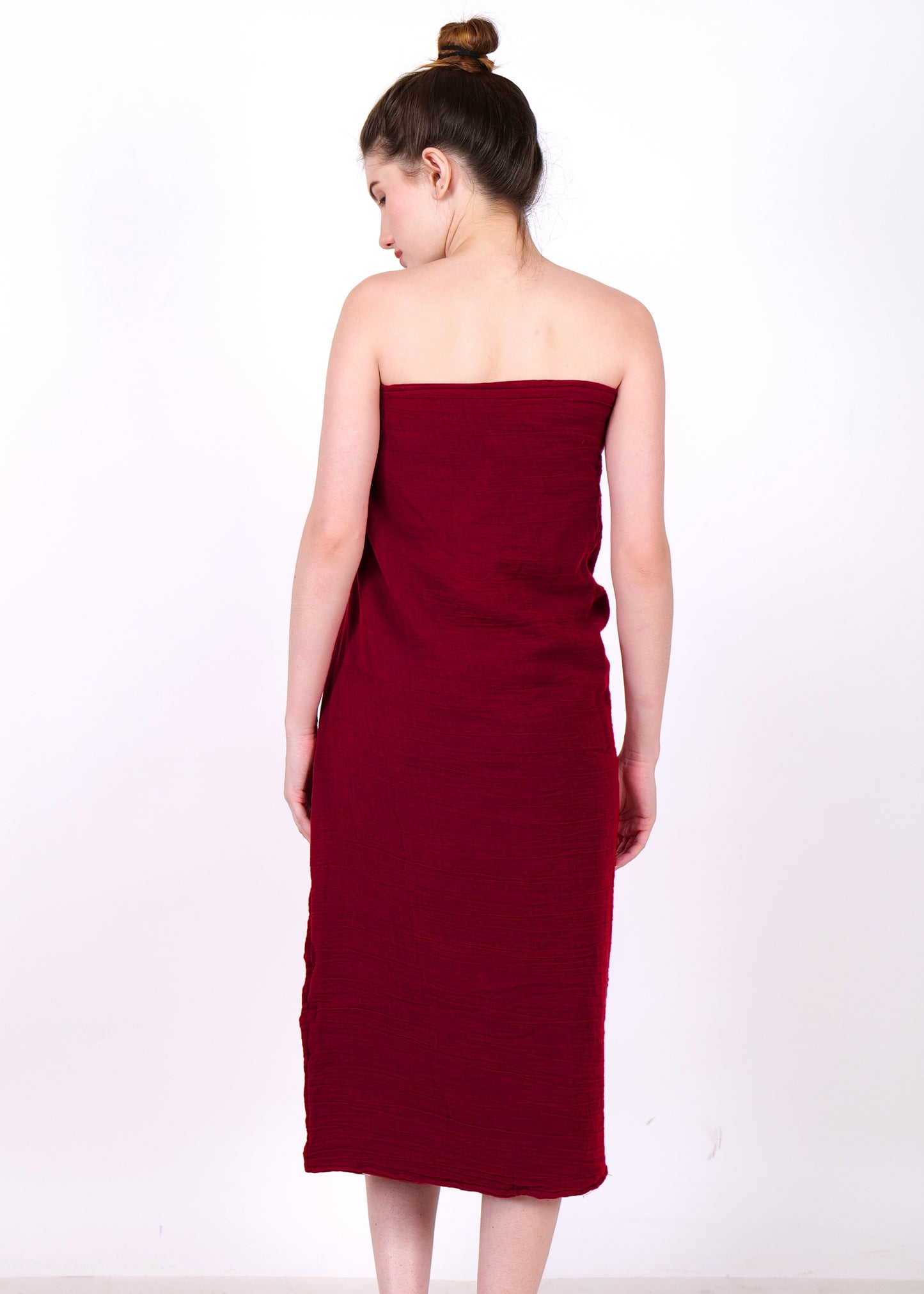 big size muslin bath sheet maroon