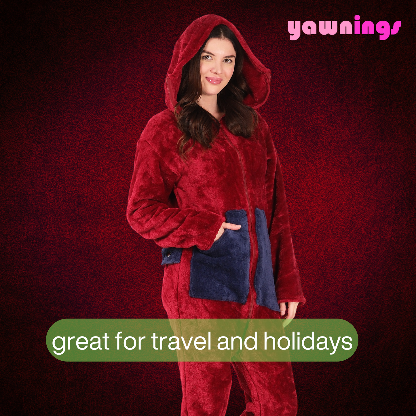 warm fur jumpsuit
