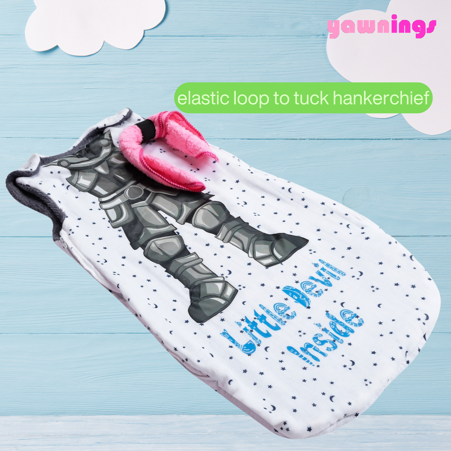 all weather AC baby sleeping bag TOG 2.5 cyborg