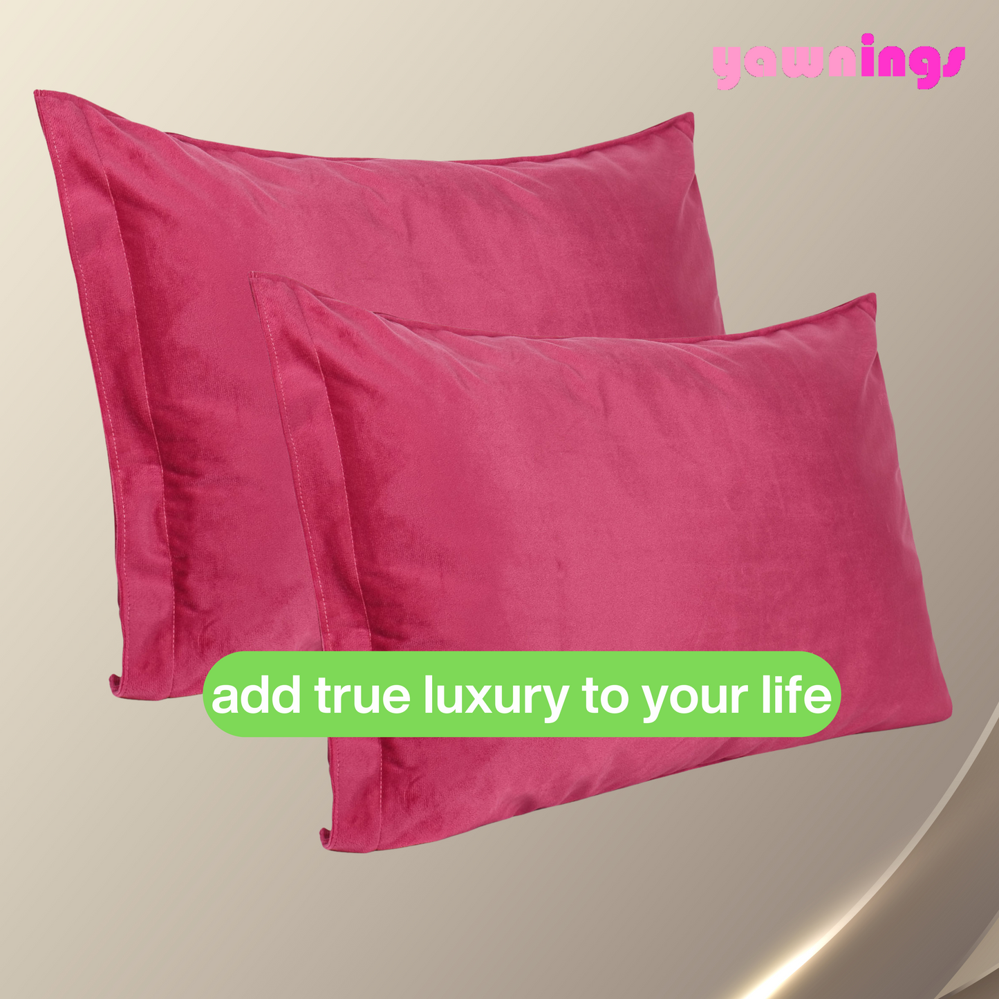 velvet pink pillow covers set of 2