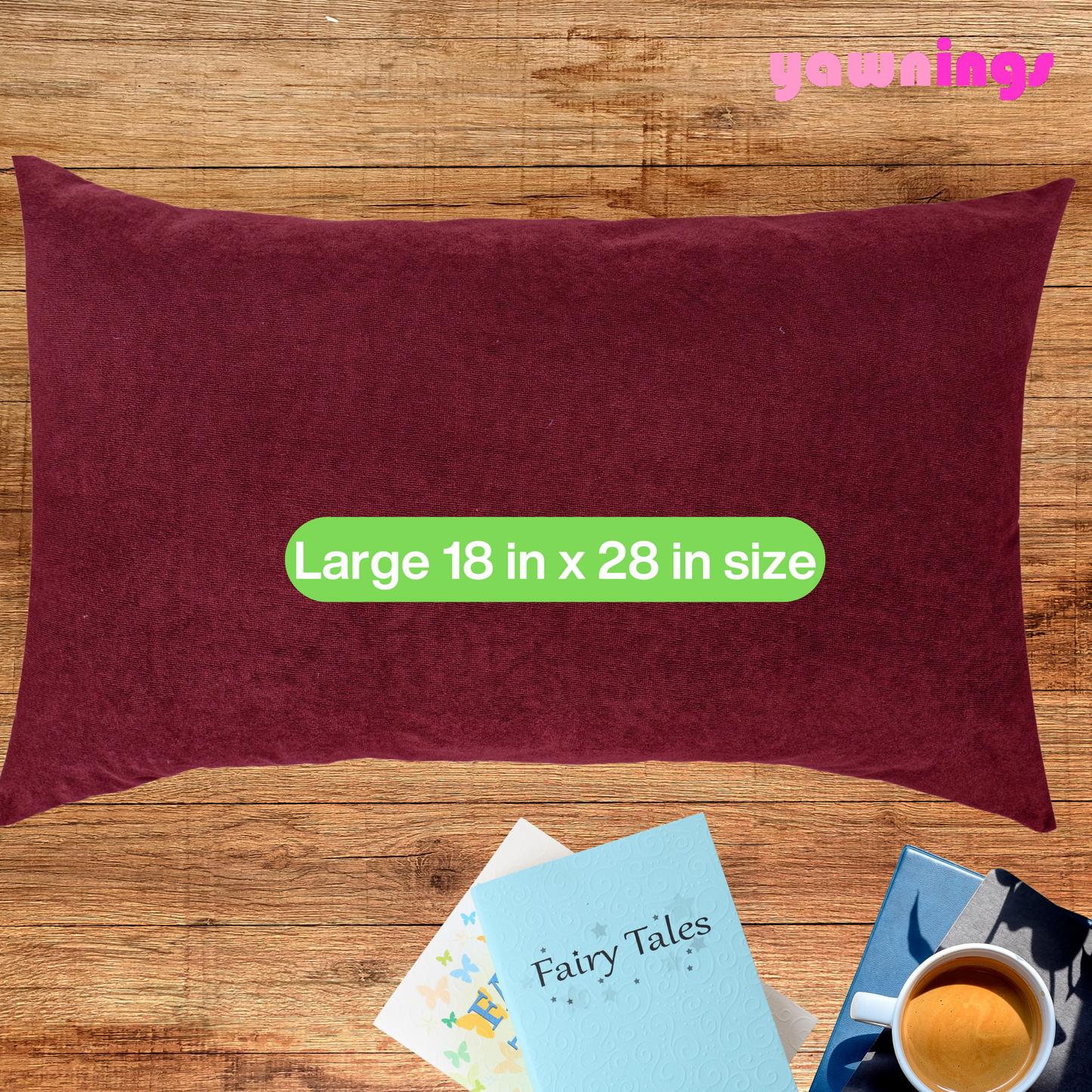 height adjustable waterproof pillows set of 2 maroon