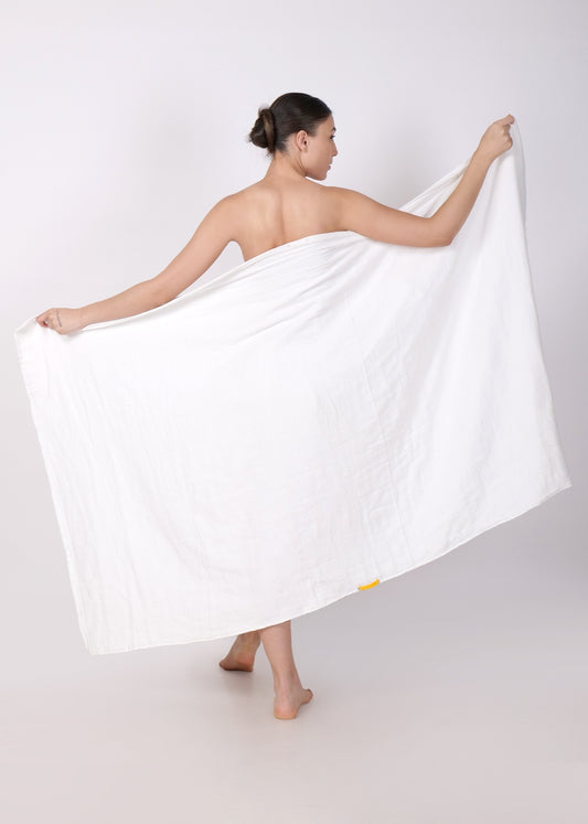 big size muslin bath sheet white
