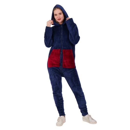 warm fur jumsuit