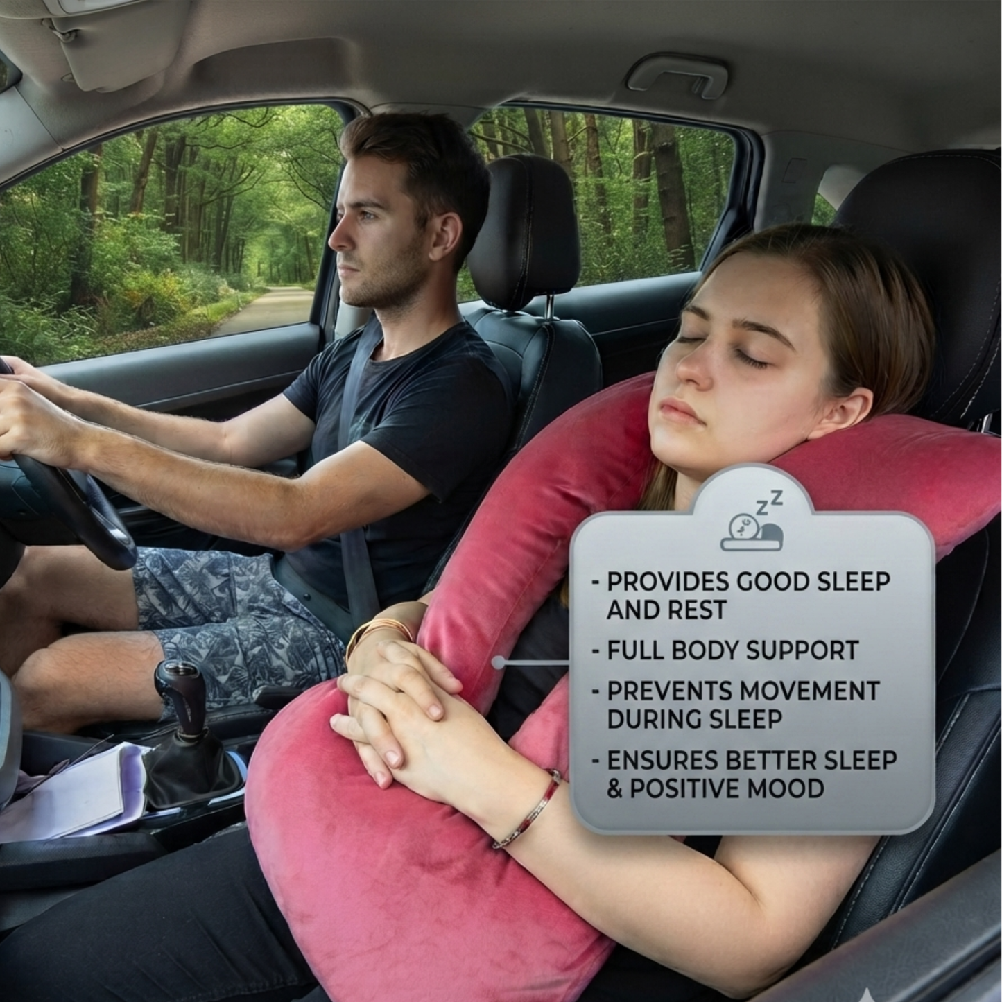 CAR SAFE PILLOW