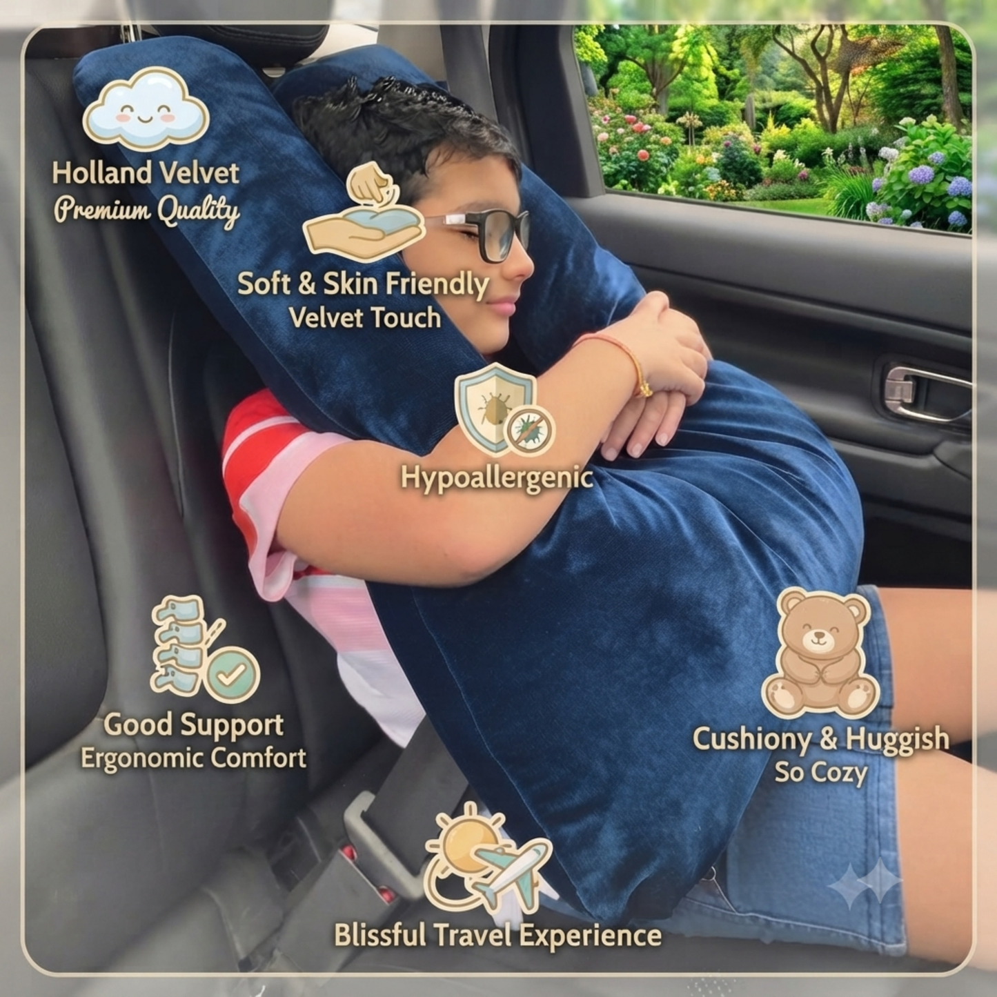 CAR SAFE PILLOW